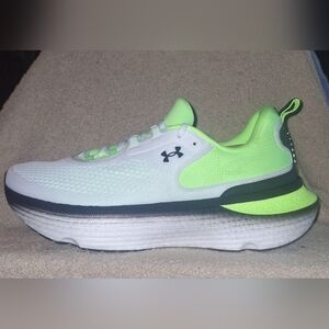 Under Armour HOVR Infinite Elite 2 ~ White Hyper Green Black 3028169-101 | 11.5M